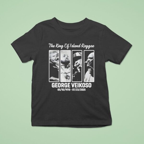 The King Of Island Reggae George Veikoso T Shirt