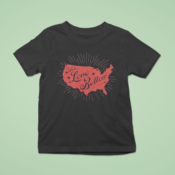 The Lone Bellow Us Map T Shirt
