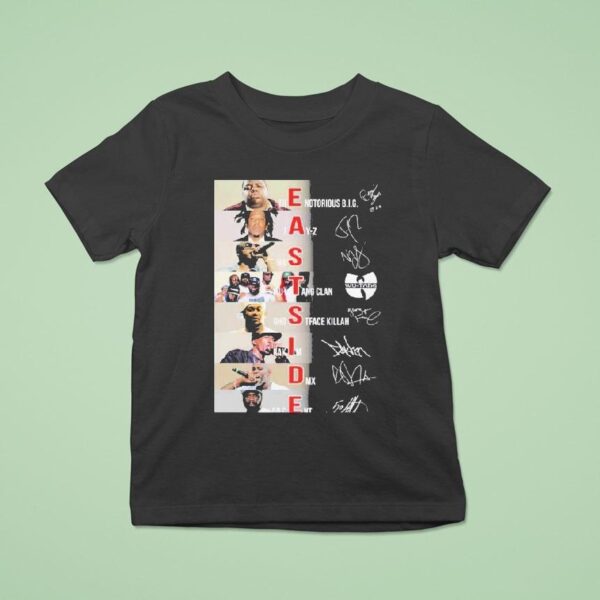 The Notorious Big Wu Tang Clan Ghostface Killah Rakim Dmx Jay Z Nas Cent Eastside T Shirt