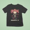 The Offspring Supercharged Worldwide In Tour Rose Skull T Shirt