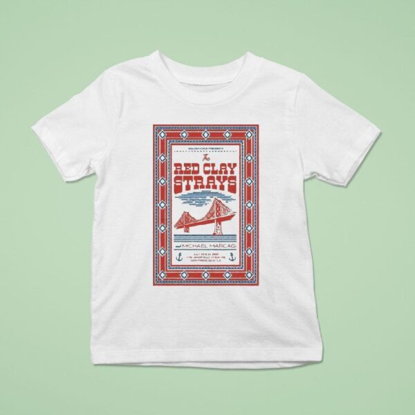 The Red Clay Strays Michael Marcagi San Francisco Ca Tour Summer T Shirt