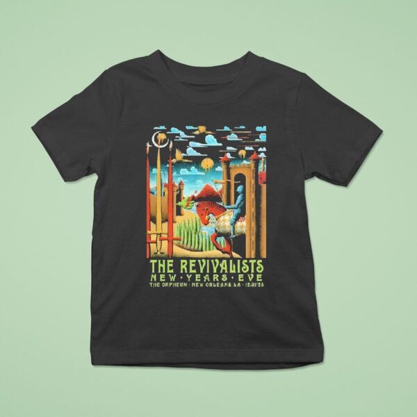 The Revivalists New Years Eve Show In New Orleans Los Angeles At The Orpheum On December T Shirt