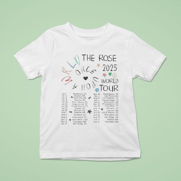The Rose Woosung Dojoon Hajoon World Tour Dates T Shirt