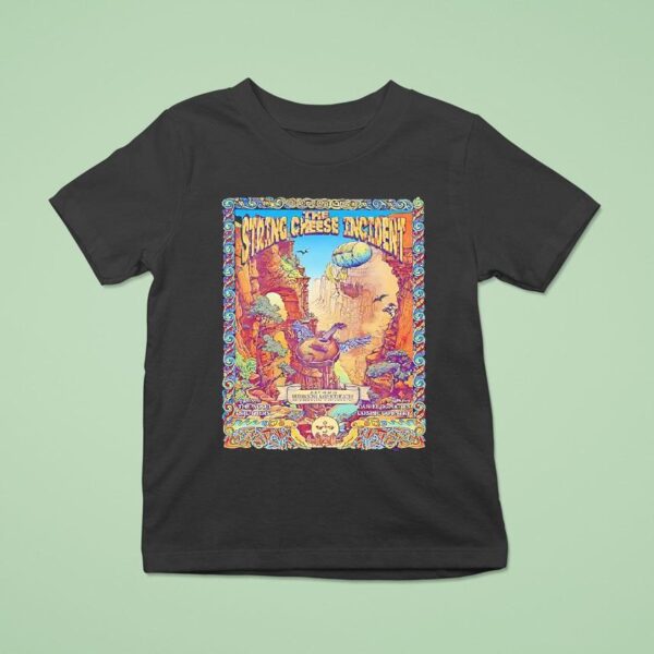 The String Cheese Incident Concert At Red Rocks Amphitheatre Morrison Colorado T Shirt