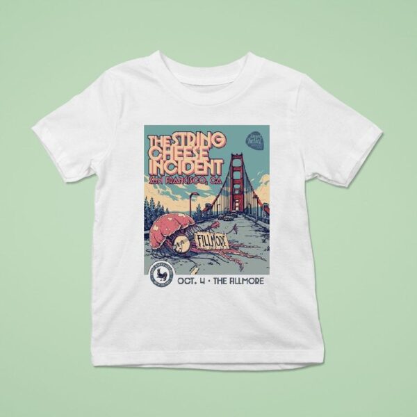 The String Cheese Incident San Francisco California Gig At The Fillmore On October T Shirt