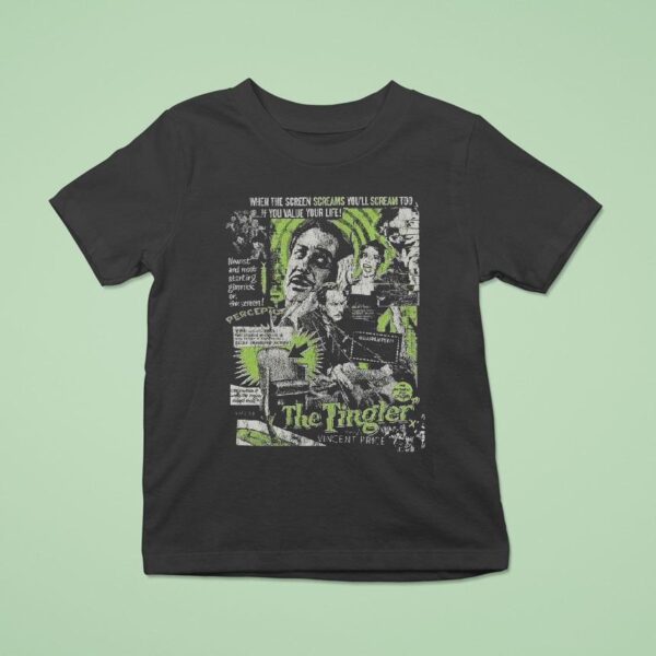 The Tingler When The Screen Screams You Ll Scream To If You Value Your Life Vincent Price T Shirt
