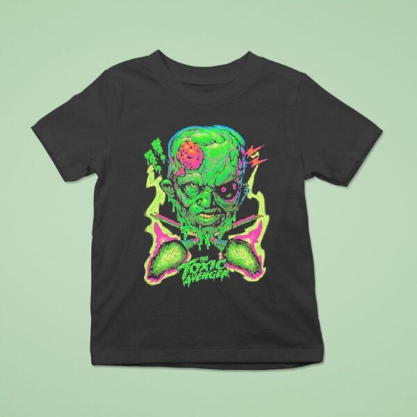 The Toxic Avenger Puke Green Fighting Machine T Shirt