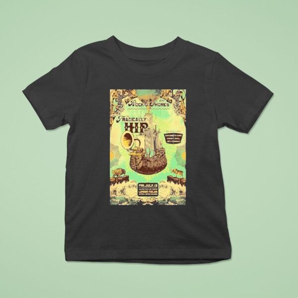 The Tragically Hip July British Columbia T Shirt