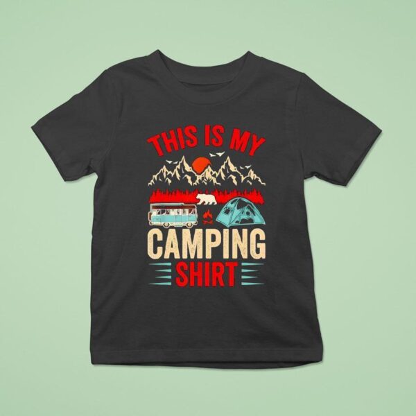 This Is My Camping Vintage T Shirt