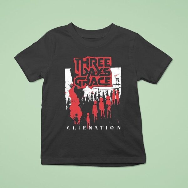 Three Days Grace Alienation Tour T Shirt