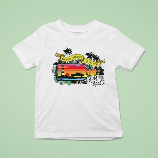 Three Sheets To The Wind Rum Runner Enthuzs T Shirt