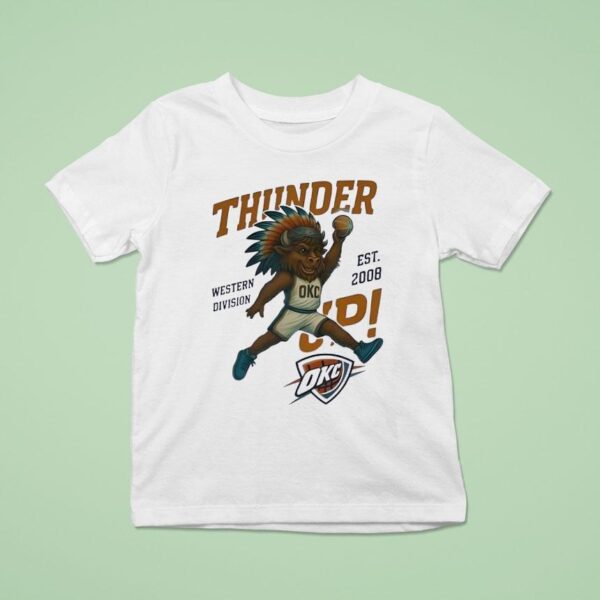 Thunder Okc Western Division Mascot T Shirt