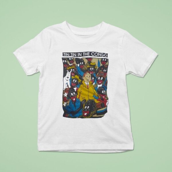 Tintin In The Congo Cartoon T Shirt