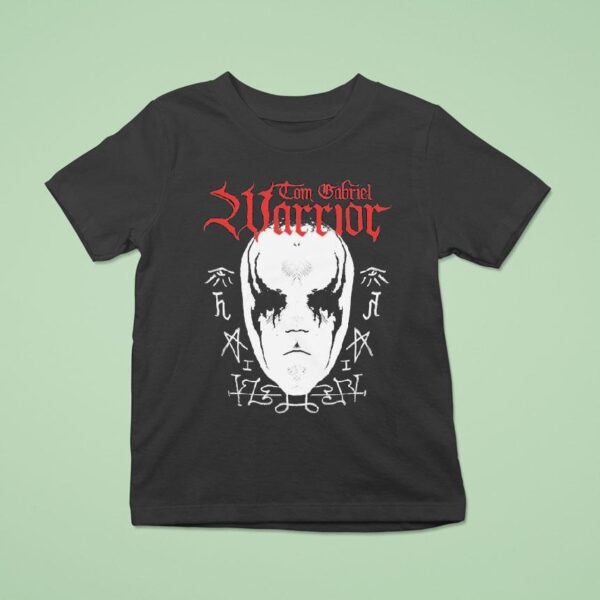 Tom Gabriel Warrior Only Death Is Real Mask T Shirt