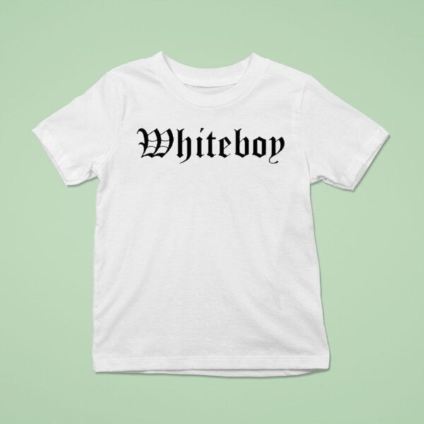 Tom Macdonald Wearing Whiteboy T Shirt