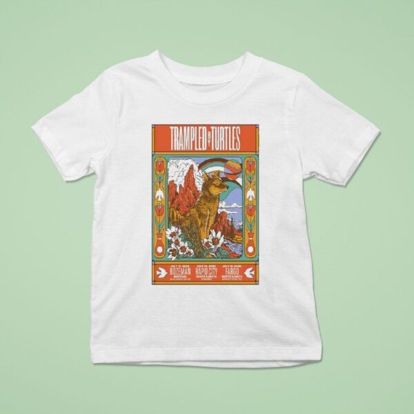 Trampled By Turtles Rapid City South Dakota July Wolf T Shirt