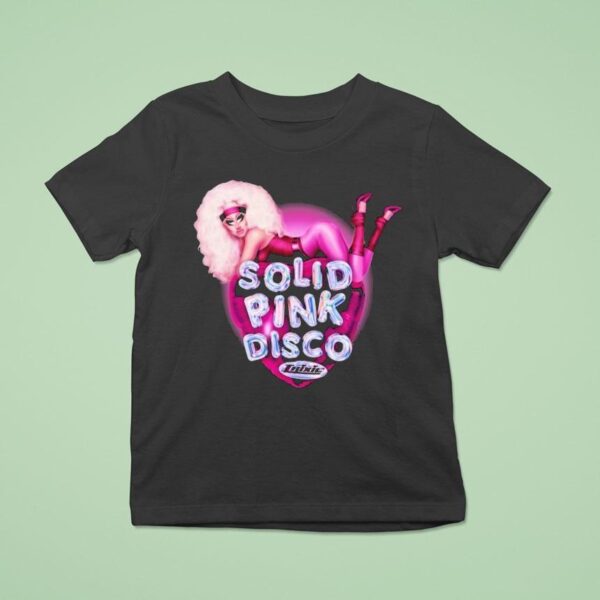 Trixie Mattel Solid Pink Disco Balloon Hear T Shirt
