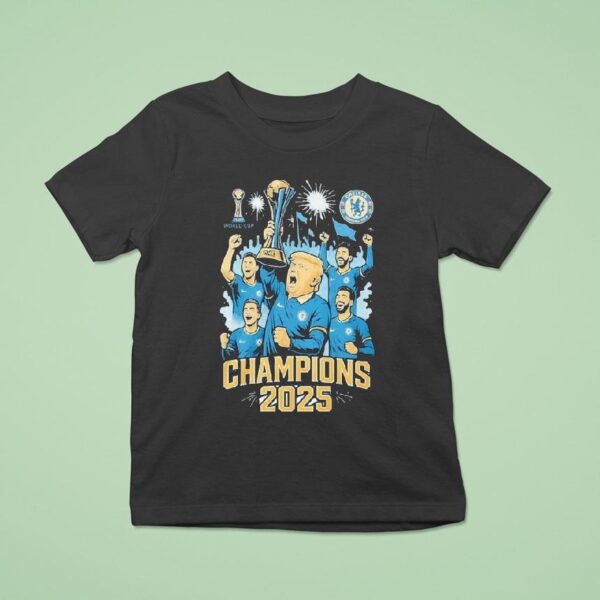 Trump And Chelsea Football Team Championship Trophy T Shirt
