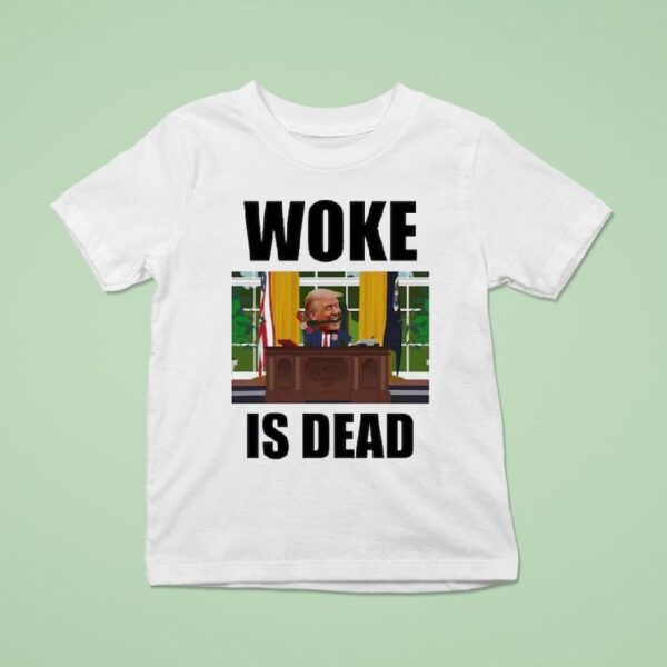 Trump Woke Is Dead Cartoon T Shirt