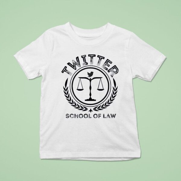 Twitter School Of Law Logo T Shirt