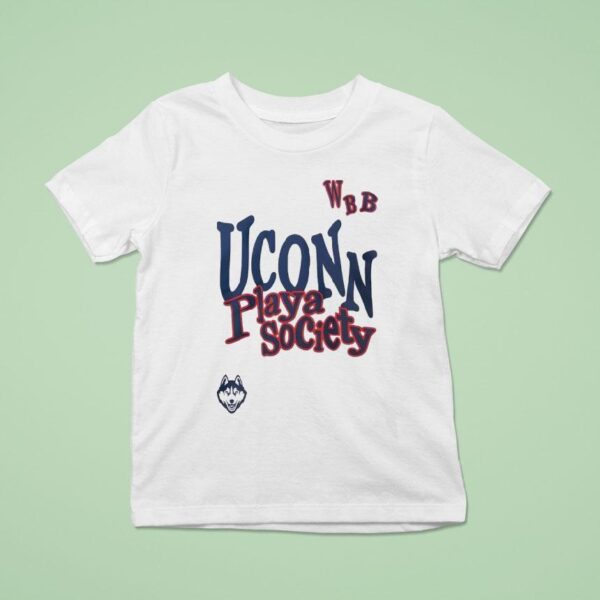 Uconn Huskies Playa Society Wbb T Shirt