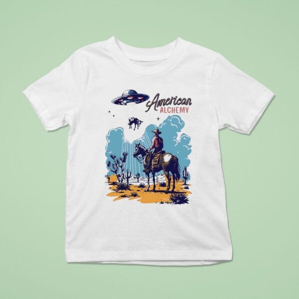 Ufo Cow American Alchemy T Shirt
