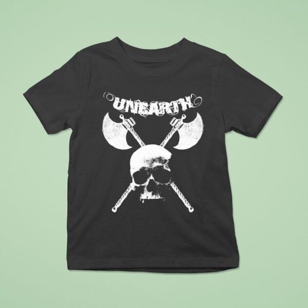 Unearth Incinerate The Tyrants Skull Axe T Shirt
