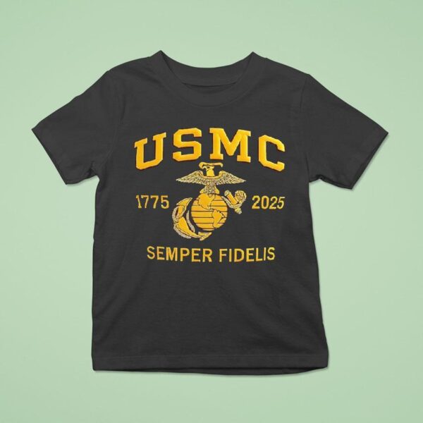 Usmc Th Anniversary Semper Fidelis T Shirt