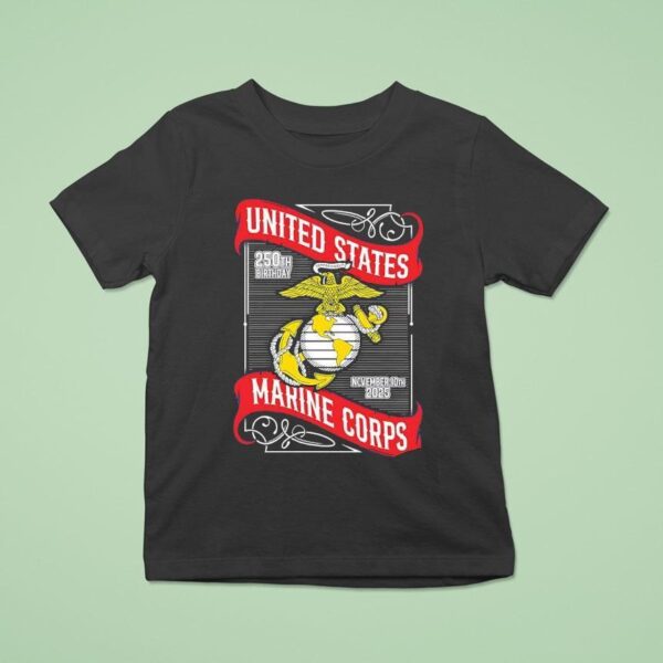 Usmc United States Marine Corps Th Birthday T Shirt