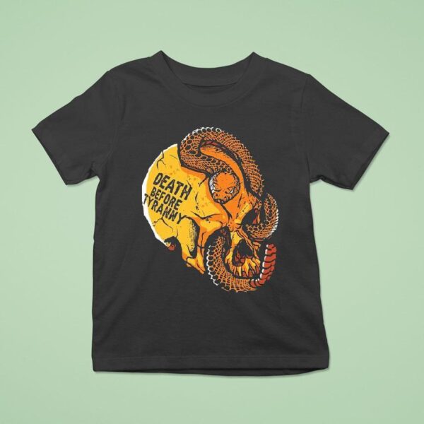 Venom Valor Death Before Tyranny Skull Snake T Shirt
