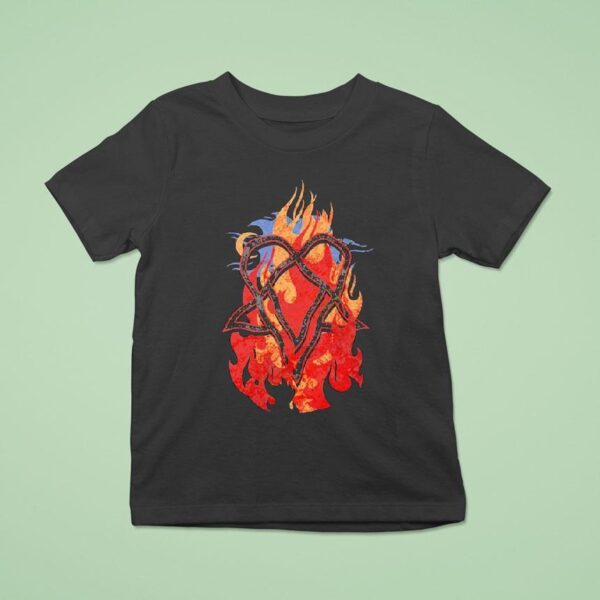 Ville Valo Heartagram Touched By Fire T Shirt