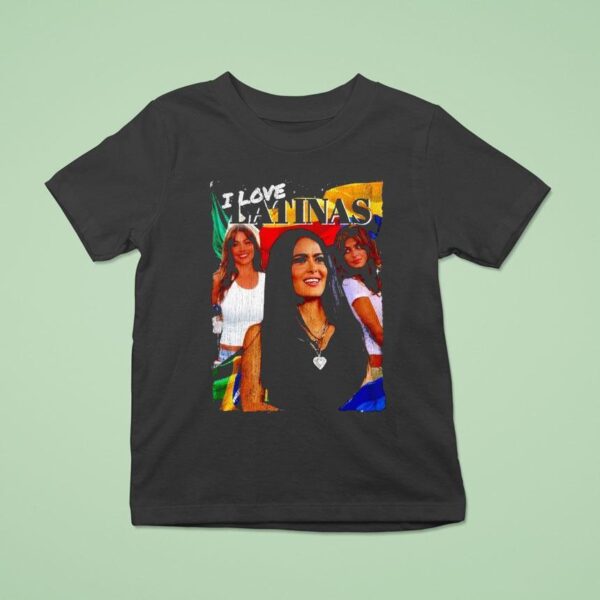 Vintage Og Three I Love Latinas T Shirt