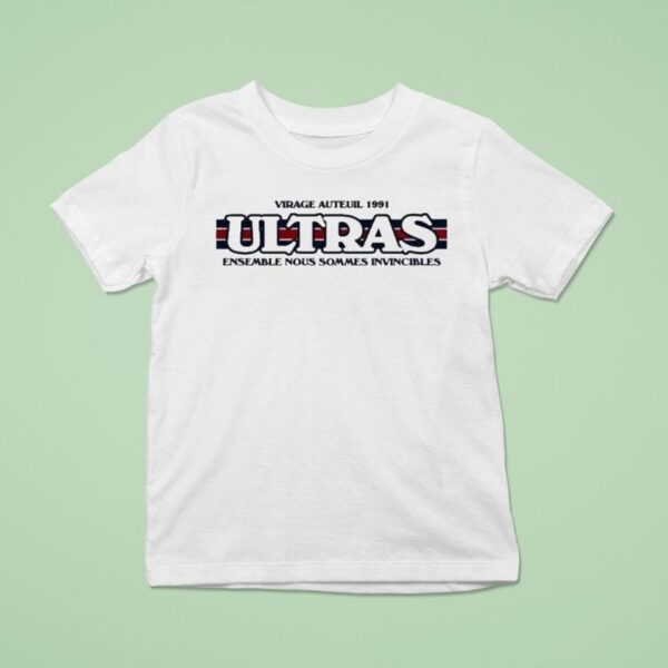Virage Auteuil Ultras Ensemble Nous Sommes Invincibles S T Shirt