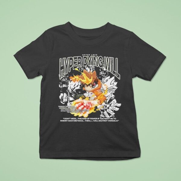 Vongola Decimo Hyper Dying Will T Shirt