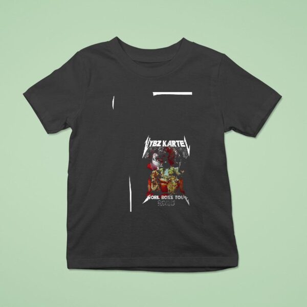 Vybz Kartel Worl Boss Tour Roster T Shirt