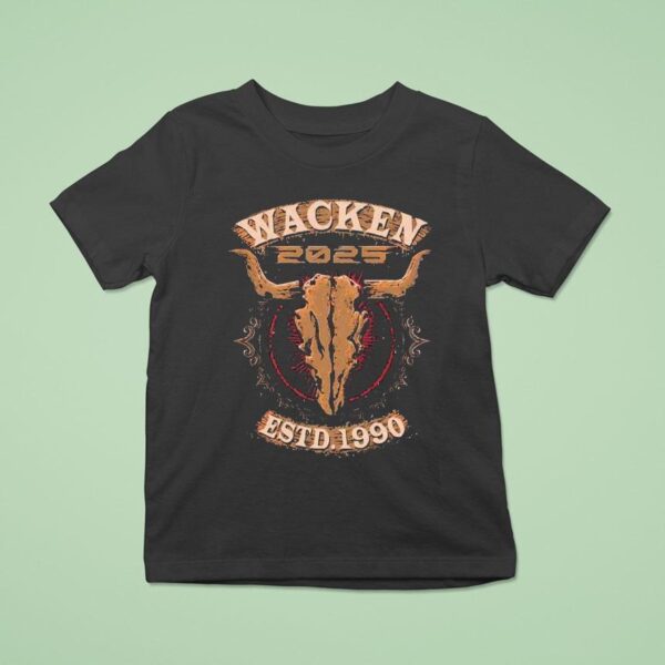 Wacken Open Air Festival From July To August In Schleswig Holstein Germany Rock T Shirt