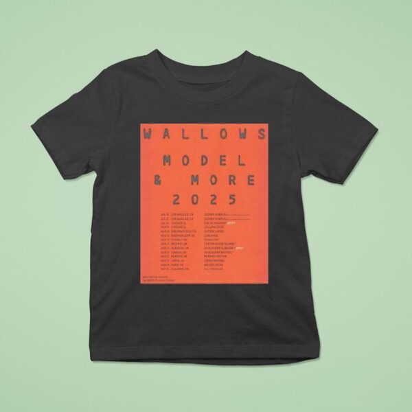 Wallows Model And More Tour T Shirt