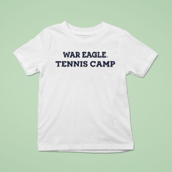 War Eagle Tennis Camp T Shirt