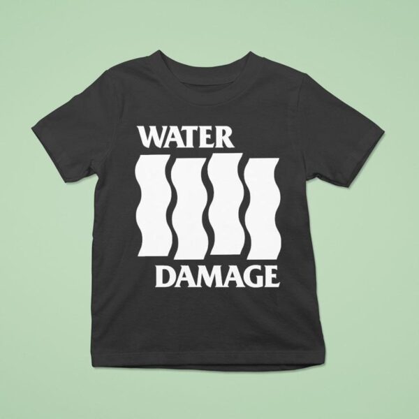 Water Damage Flowing Water T Shirt