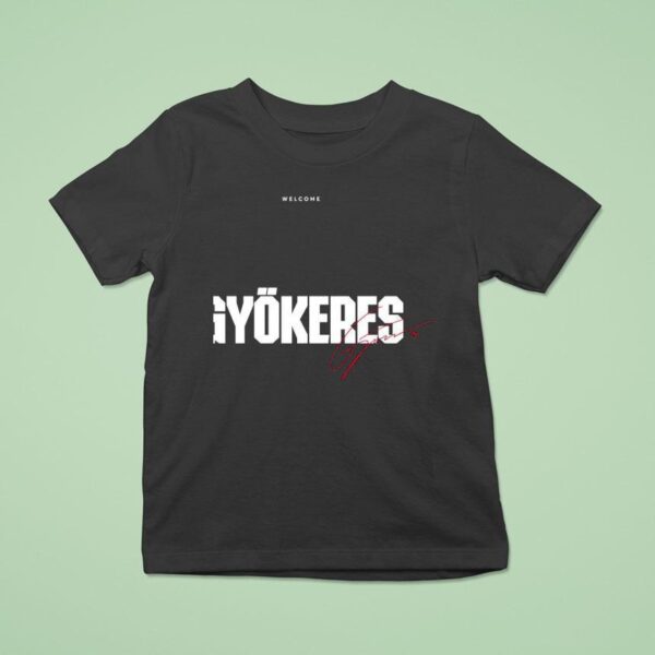 Welcome Viktor Gykeres Arsenal Fc Signature T Shirt