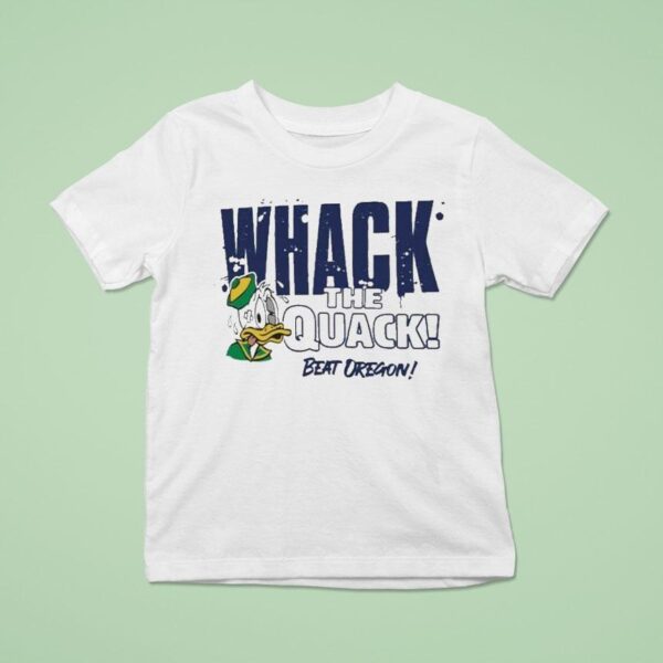 Whack The Quack Beat Oregon Ducks Penn State Masco T Shirt