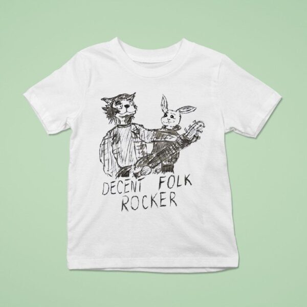 Wolf And Rabbit Decent Folk Rocke T Shirt