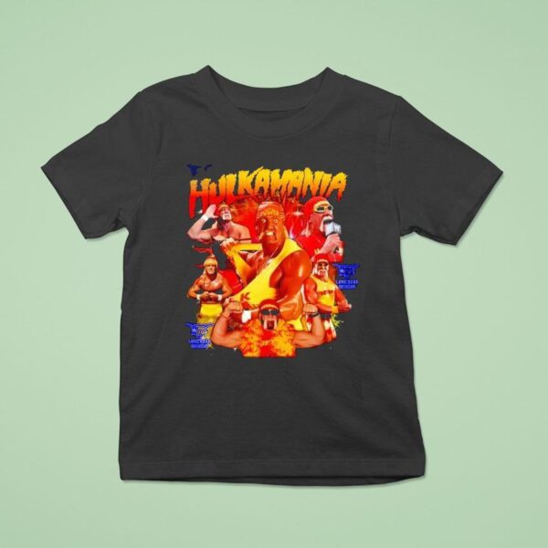 Wrestling Legend Hulkster Collage Hulkamania T Shirt