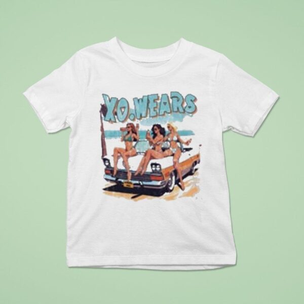 Xo Wears Beach Girls Car T Shirt