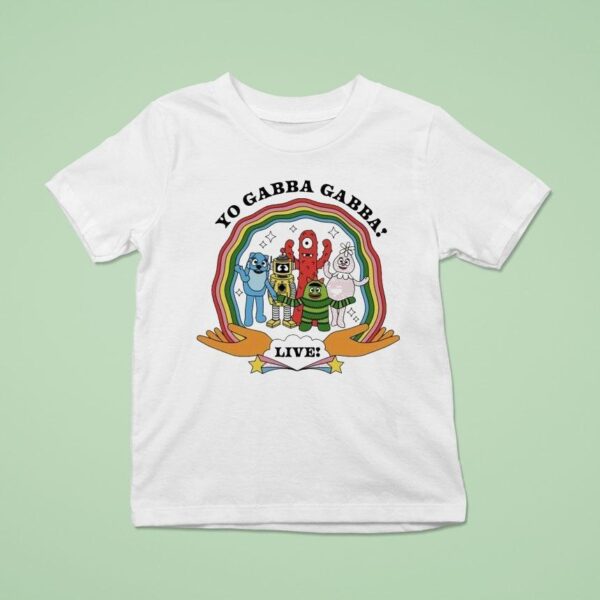 Yo Gabba Gabba Under The Rainbow Live T Shirt