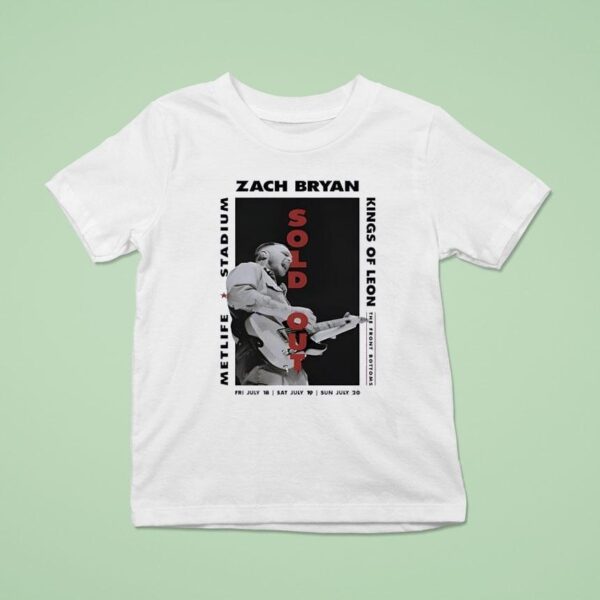Zach Bryan Metlife Stadium Kings Of Leon T Shirt