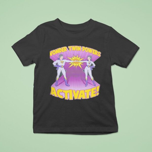 Zan And Jayna Wonder Twin Powers Activate T Shirt