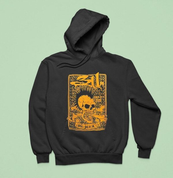 Vans Warped Tour Event In Long Beach California On July Skull Hoodie
