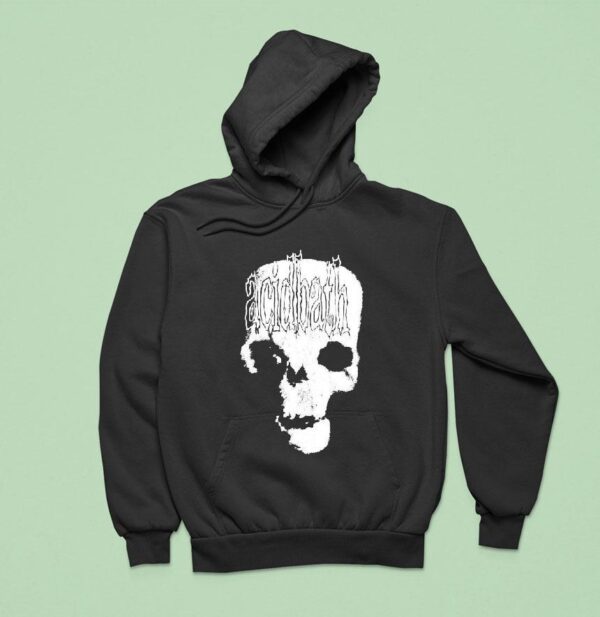 Acid Bath Alien Skull Let The Blackness Roll On Hoodie