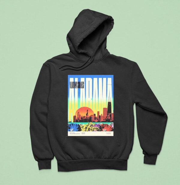 Alabama Shakes Chicago Illinois Diptych At The Salt Shed Outdoors On July Hoodie
